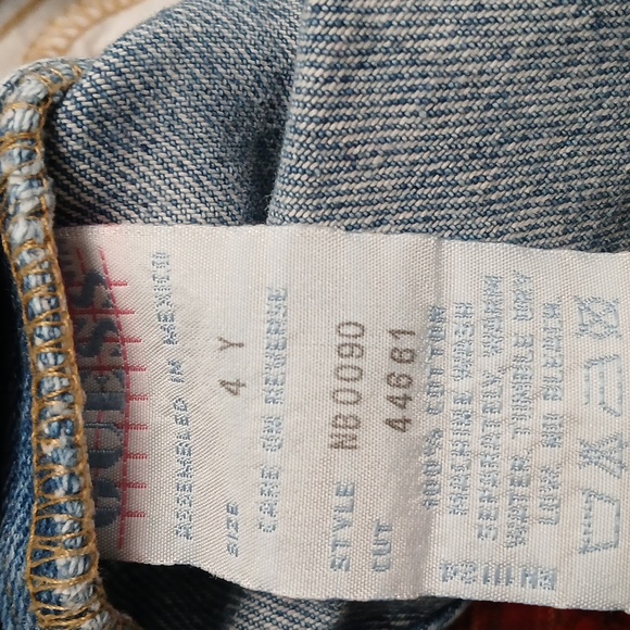 Guess overalls upcycled Thanksgiving Turkey Holiday overalls Sz 4 - Picture 9 of 9